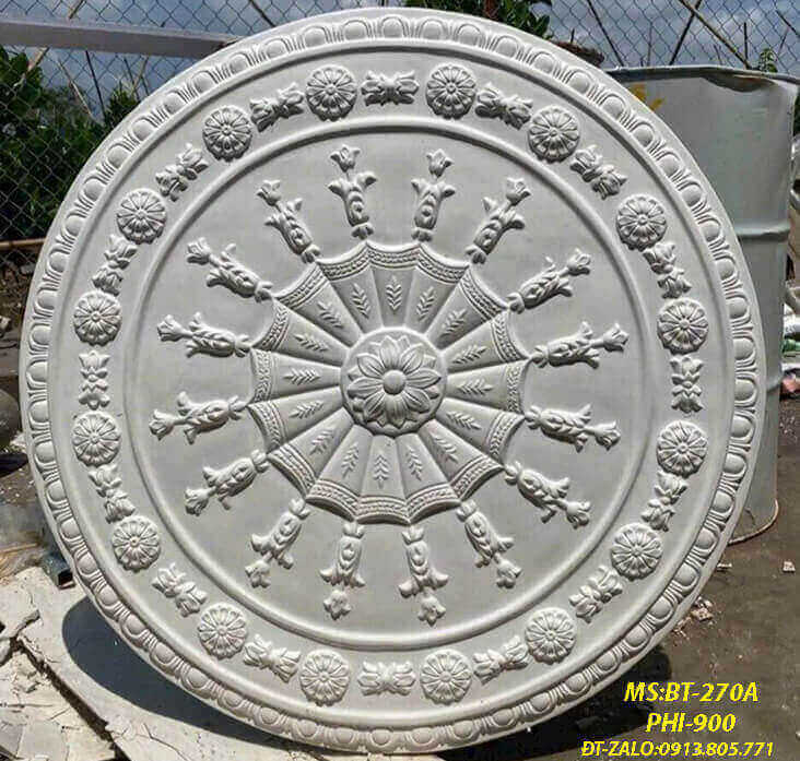 hoa văn góc trần thạch cao BT270A